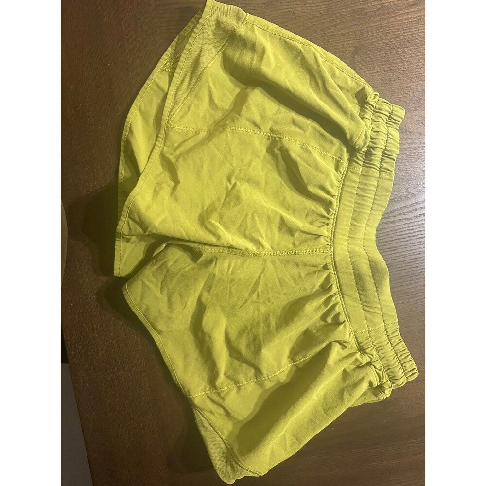 Lululemon Women’s Running Shorts – Size 8 Tall – Lime Green